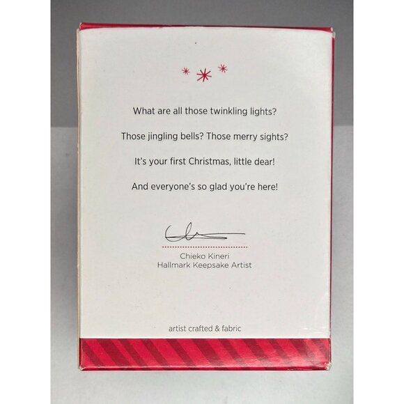 Hallmark Keepsake 2014 Lil Dear Babys 1st Christmas Ornament New Old Stock - Picture 8 of 8